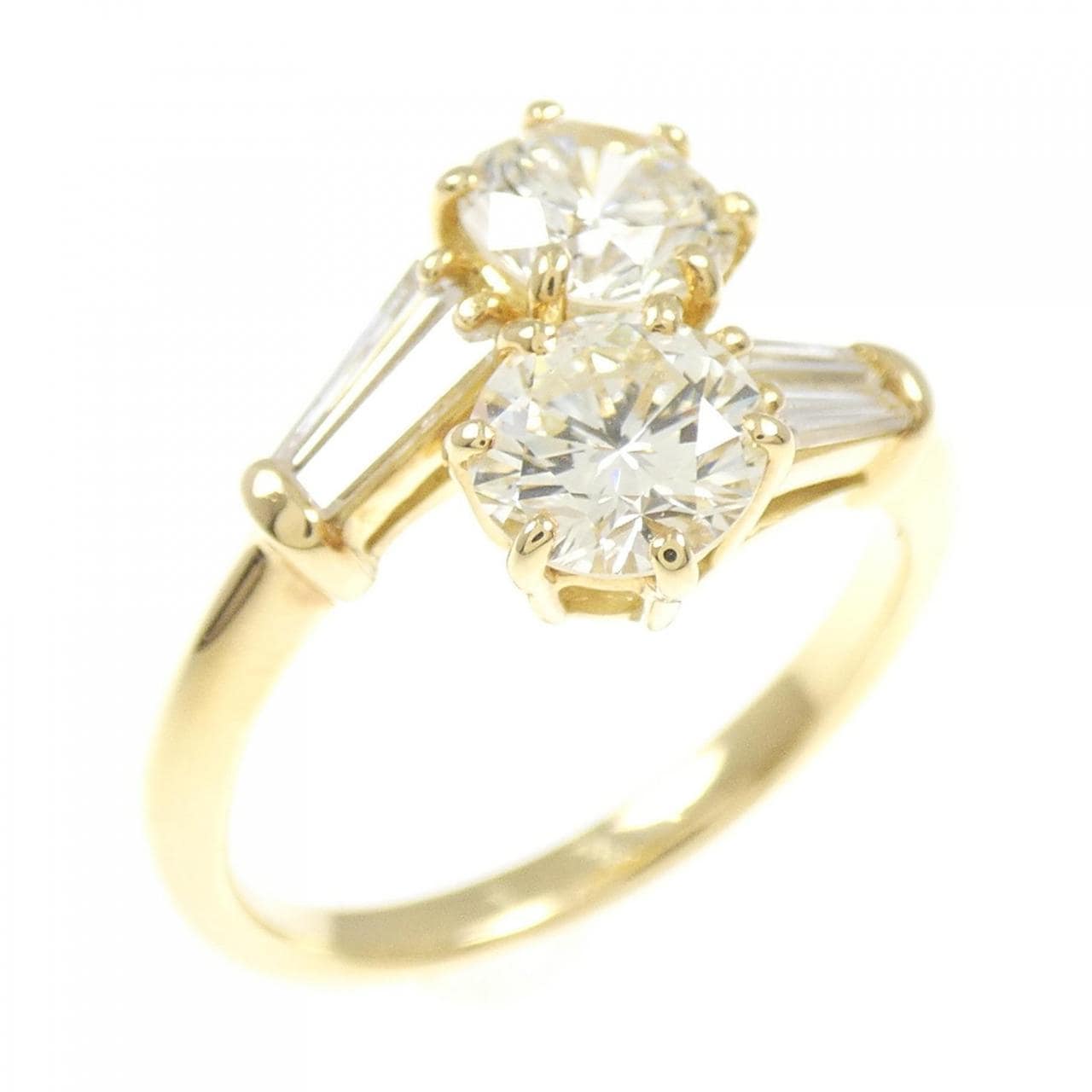 K18YG ダイヤモンド リング