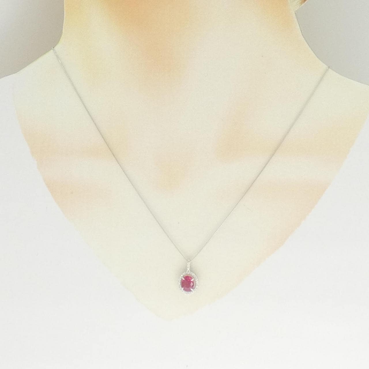 K18WG トルマリン ネックレス 1.01CT