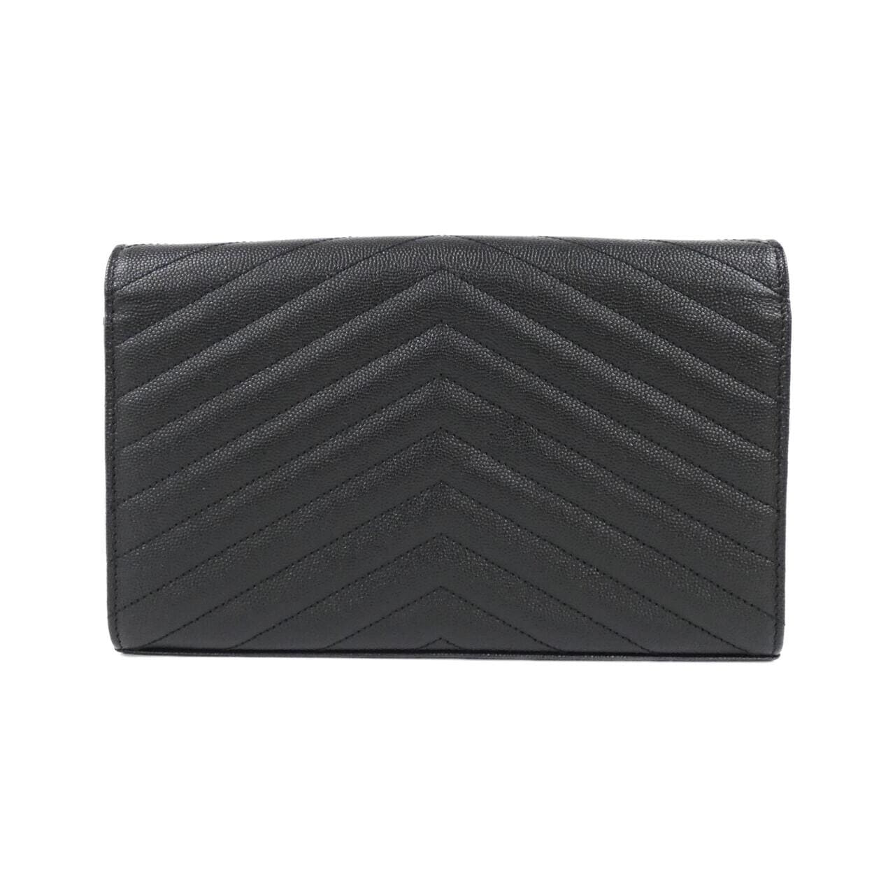 サンローラン 377828 BOW01 チェーンウォレット