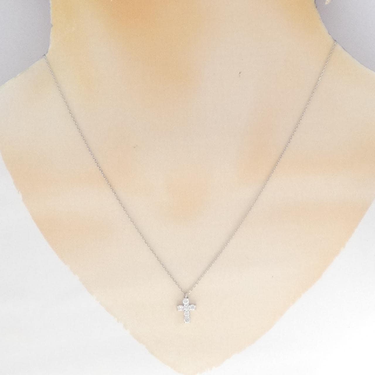 ヴァンドーム クロス ネックレス 0.30CT