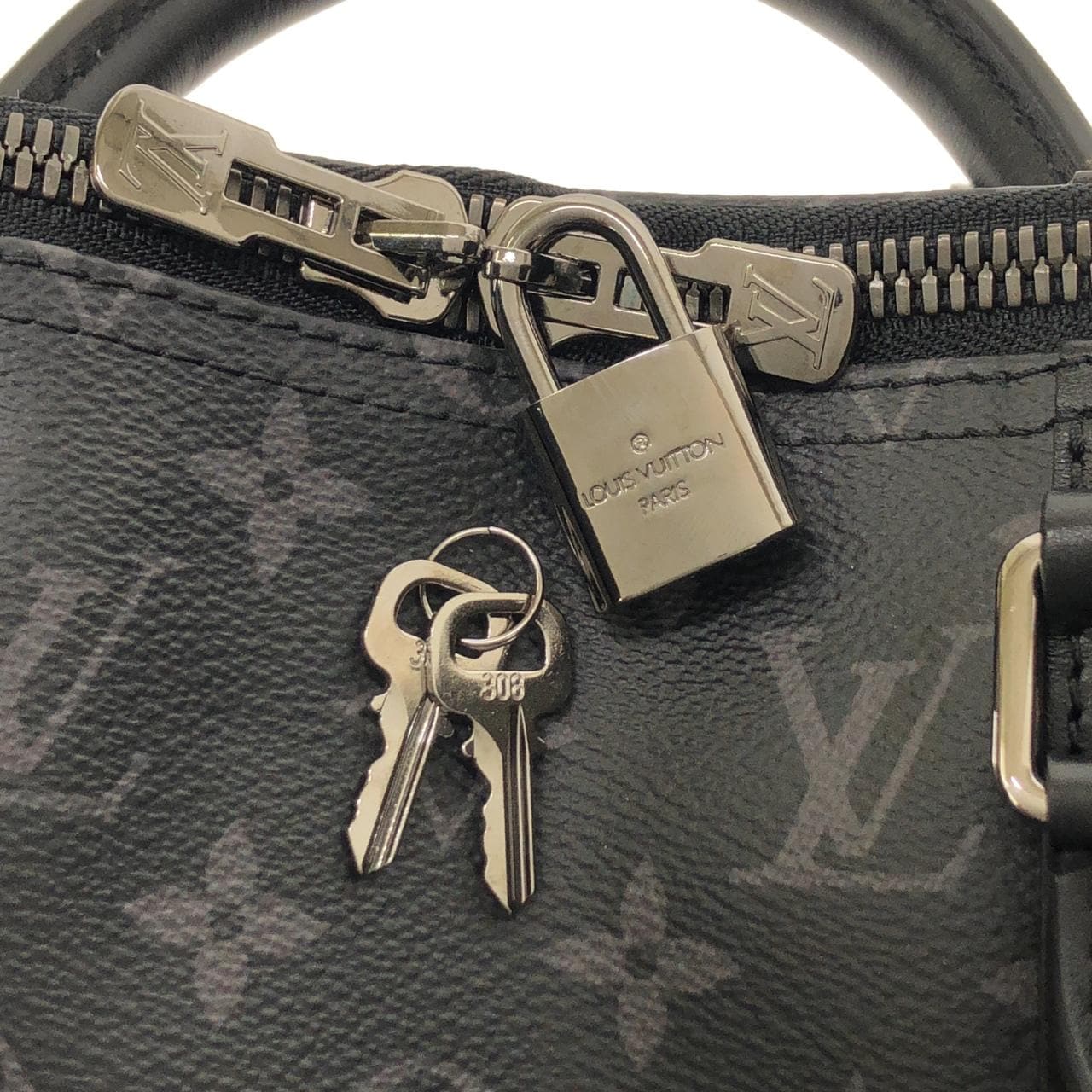 ルイヴィトン モノグラム エクリプス リバース キーポル バンドリエール 50cm M45392 ボストンバッグ