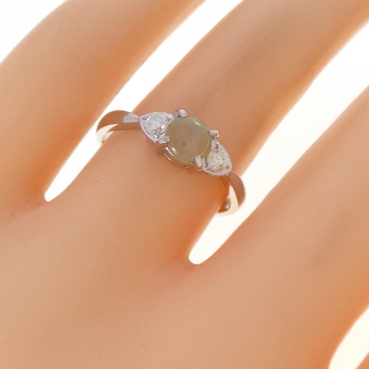 PT900 クリソベリルキャッツアイ リング 0.94CT