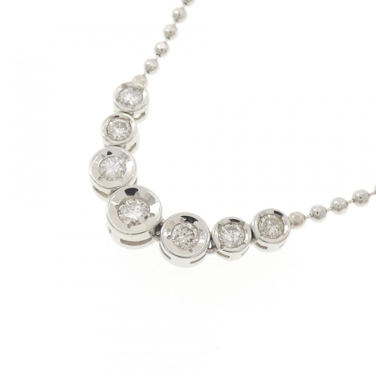 PT850 ダイヤモンド ネックレス 0.30CT