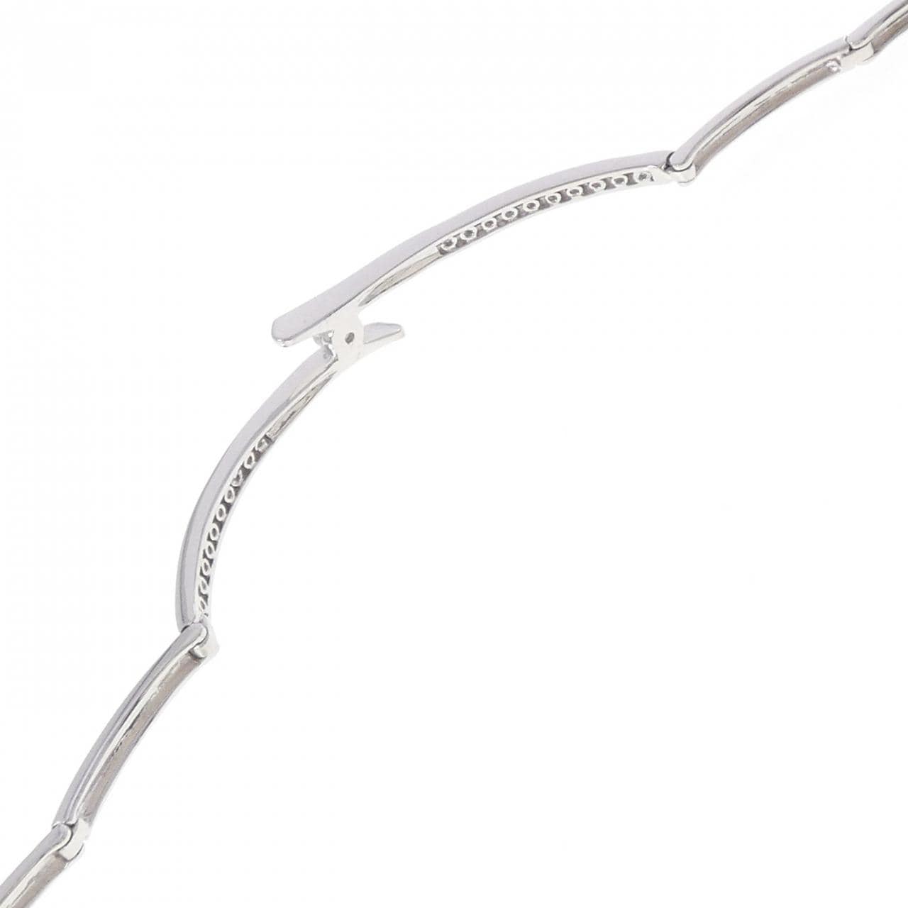 K18WG ダイヤモンド ブレスレット 0.49CT