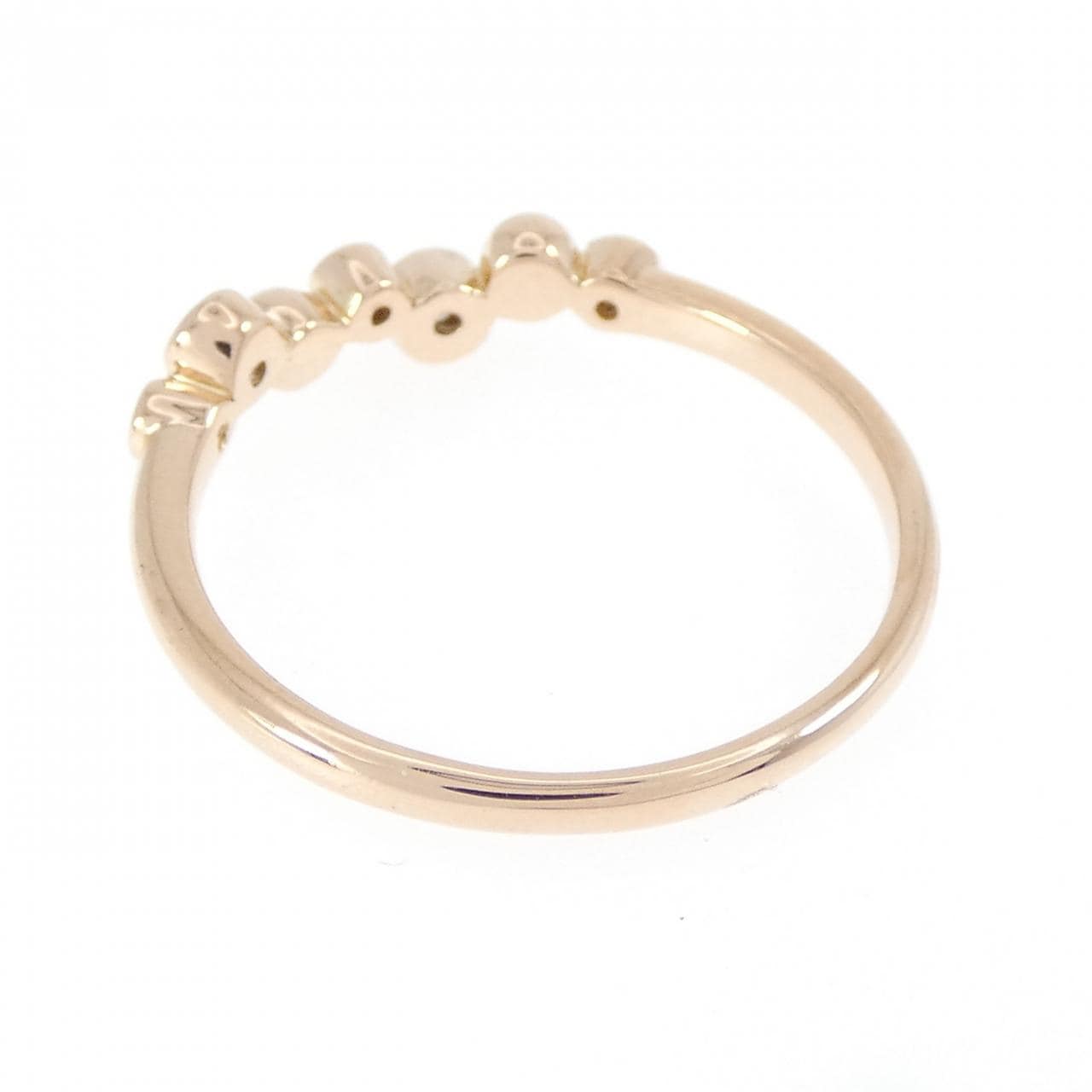 K18PG ダイヤモンド リング 0.08CT