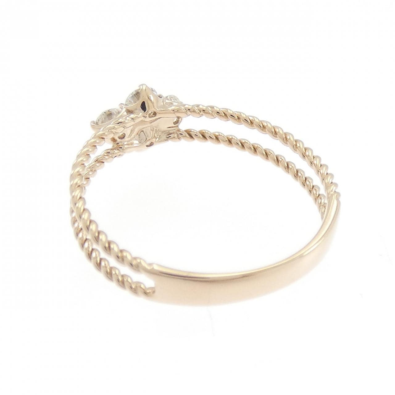 K18PG ダイヤモンド リング 0.30CT