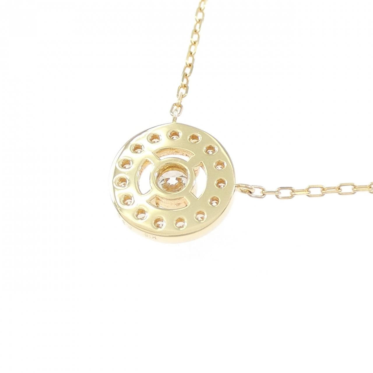 K18YG ダイヤモンド ネックレス 0.20CT