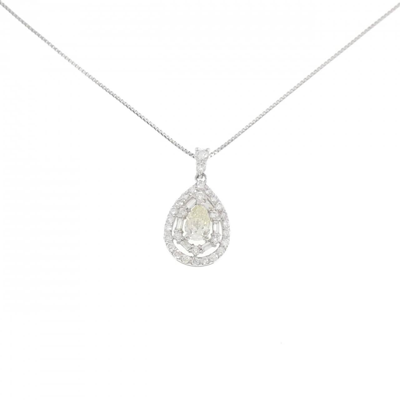 【新品】PT900/PT850 ダイヤモンド ネックレス 0.50CT