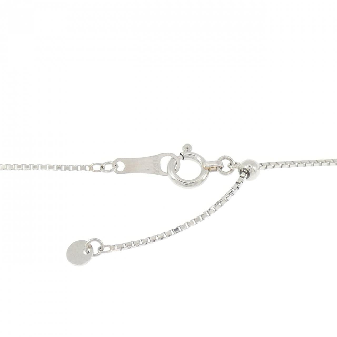 K18YG/PT900/PT850 ダイヤモンド ネックレス 0.515CT