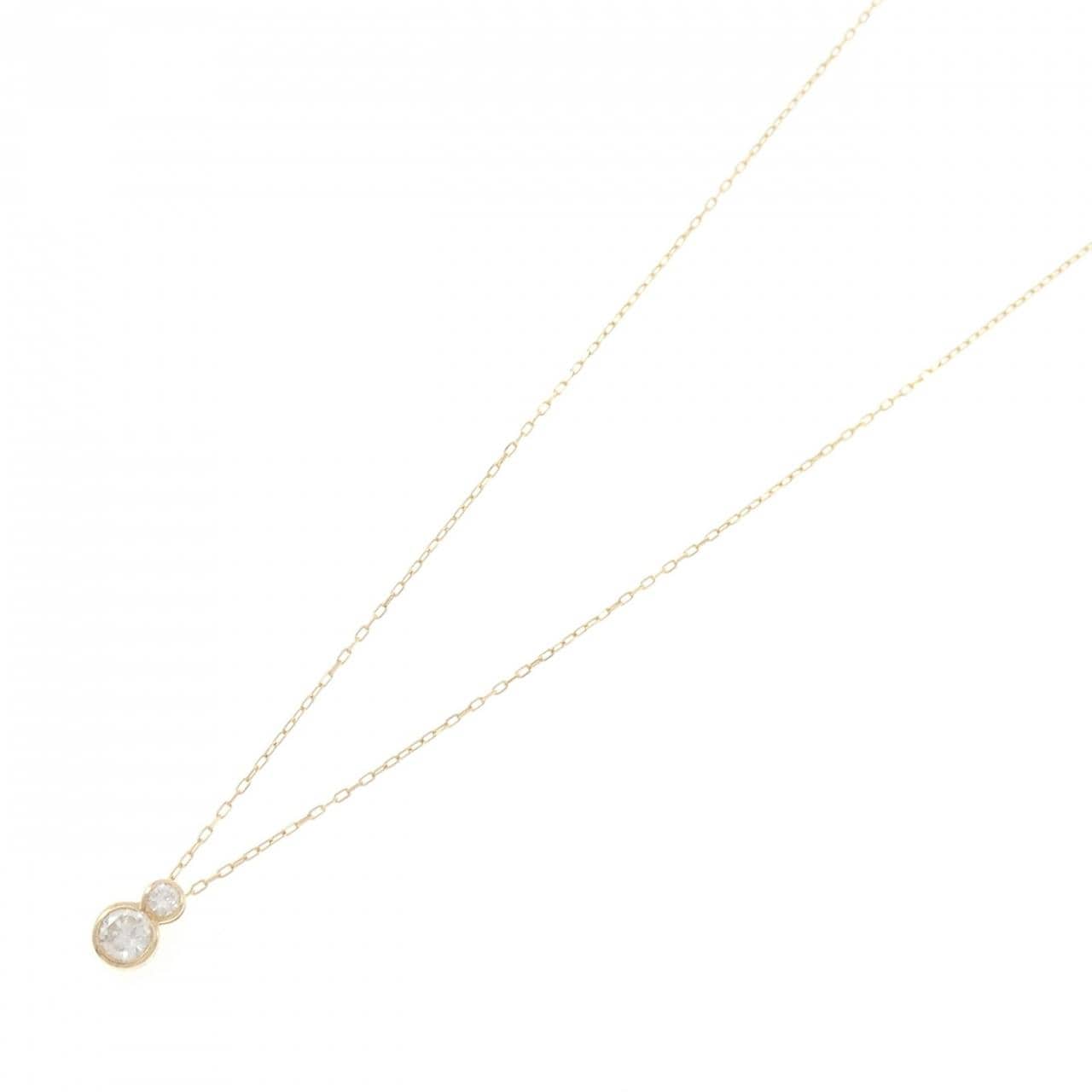 K18YG ダイヤモンド ネックレス 0.50CT