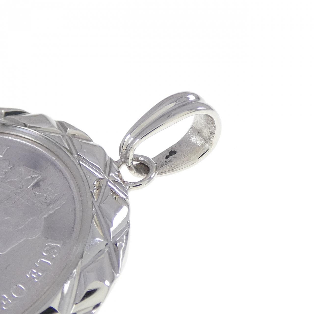 PT900(枠) コイン ペンダント