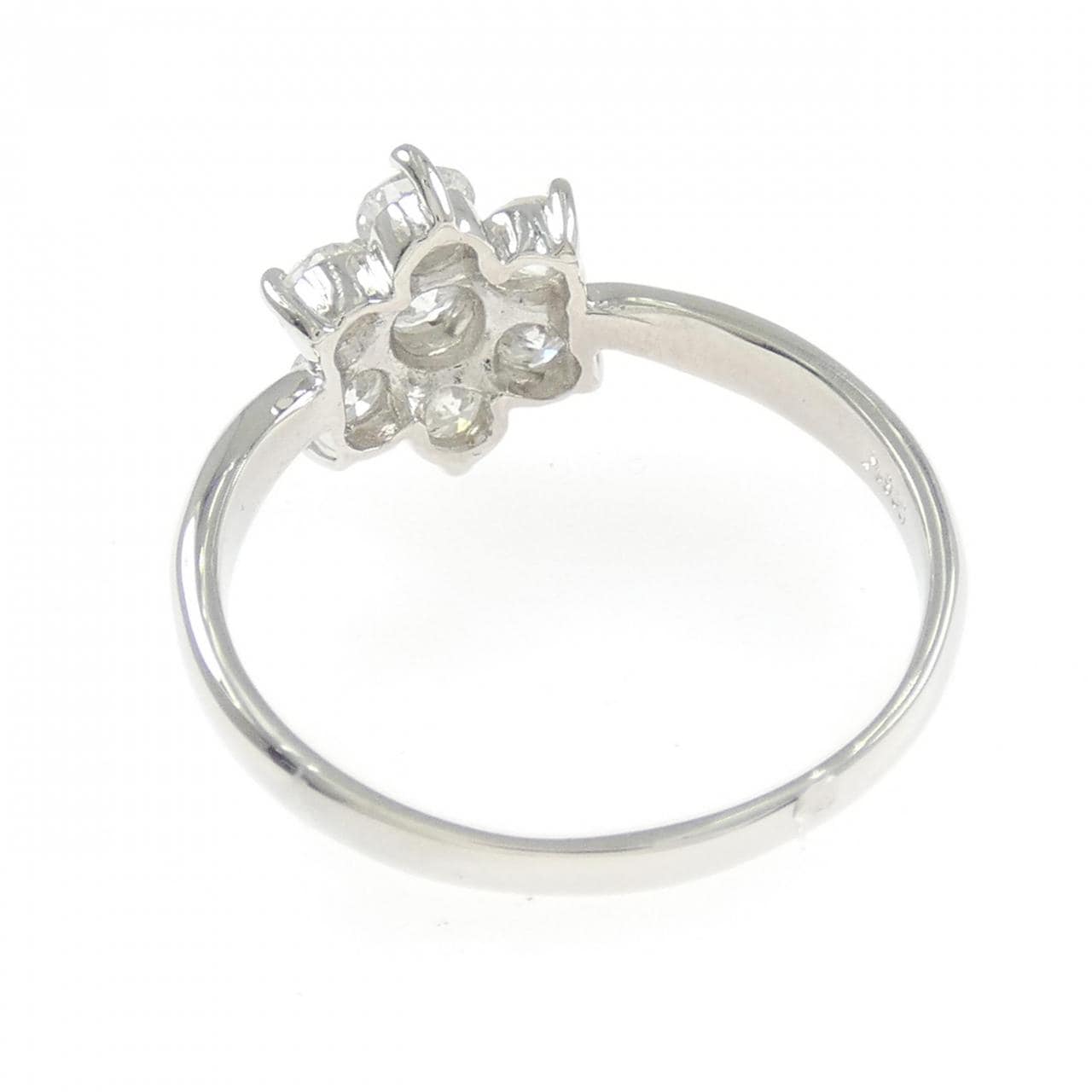 PT900 フラワー ダイヤモンド リング 1.00CT