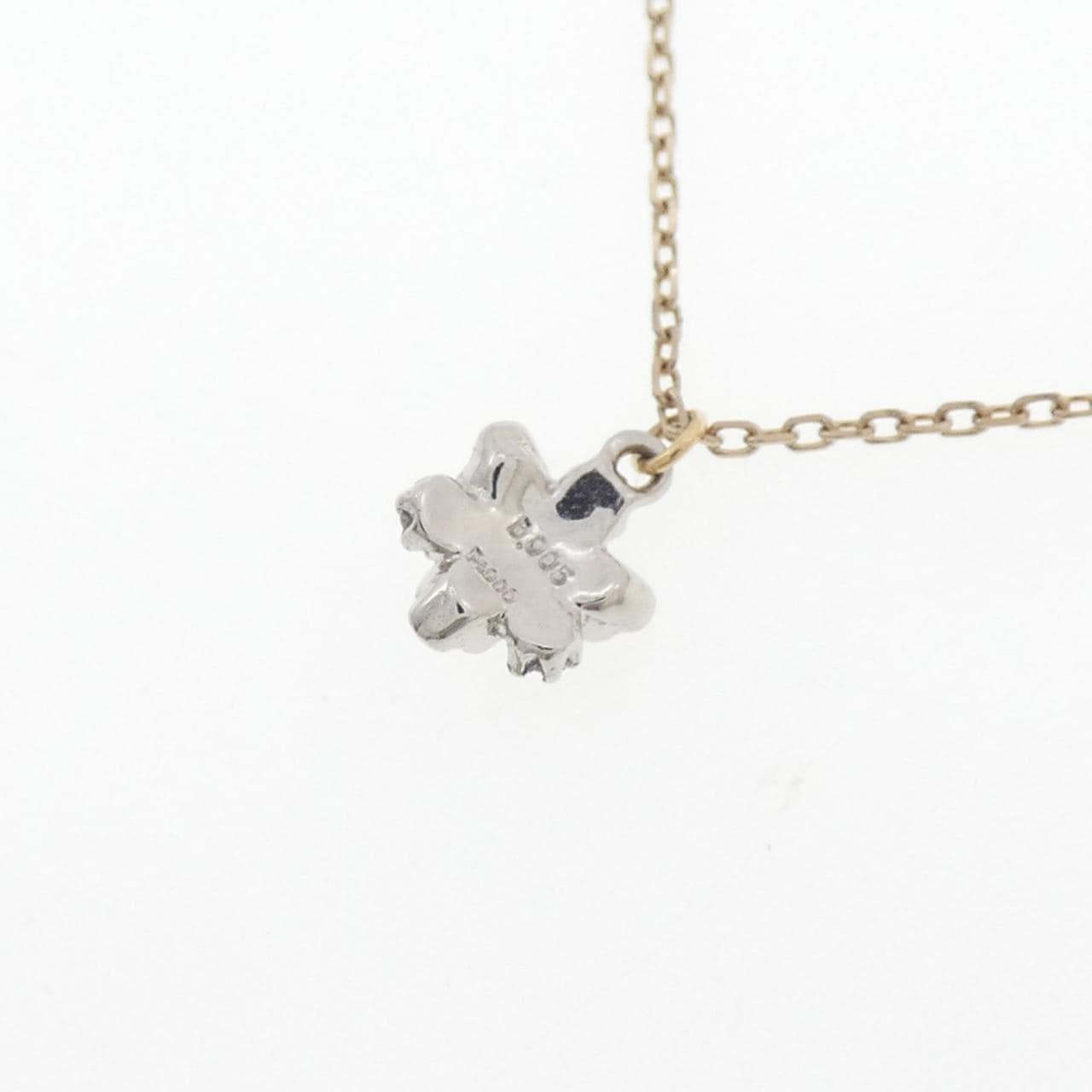 PT900/K18YG ダイヤモンド ネックレス 0.05CT