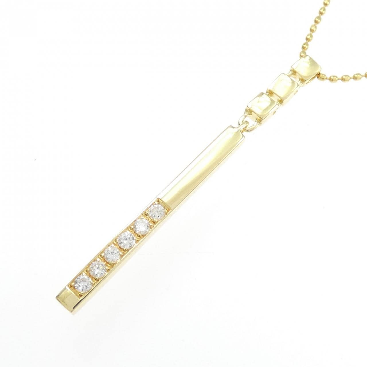 K18YG ダイヤモンド ネックレス 0.10CT