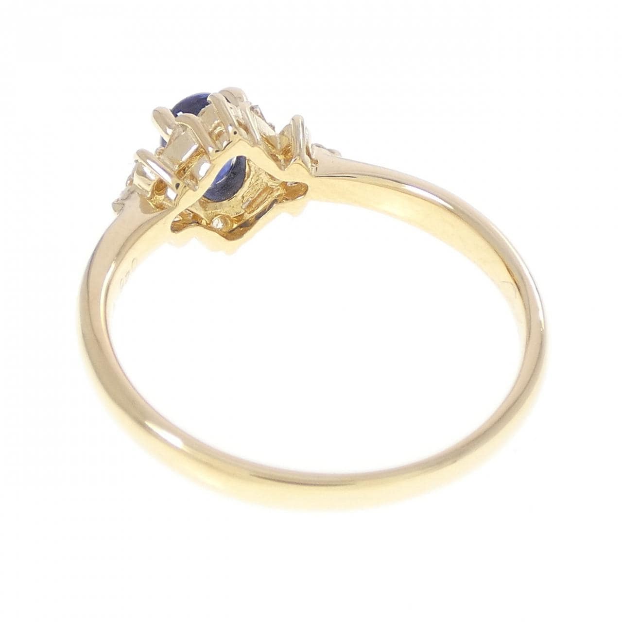 K18YG サファイヤ リング 0.46CT