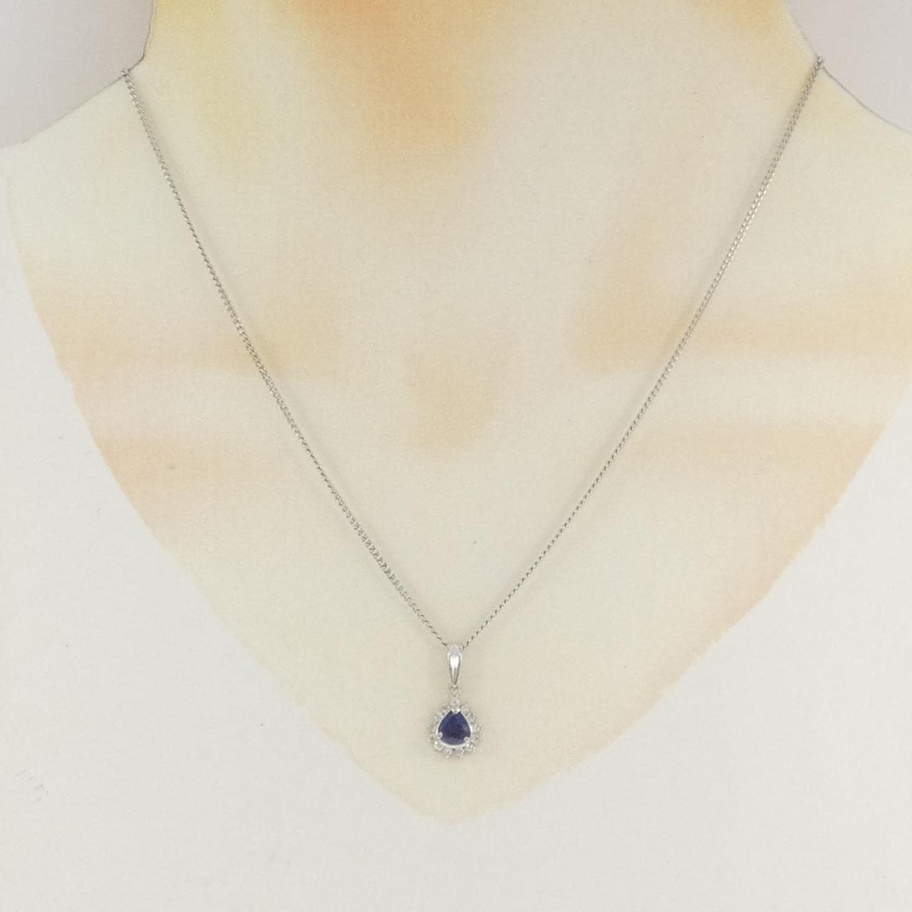 PT900/PT850 サファイヤ ネックレス 0.72CT