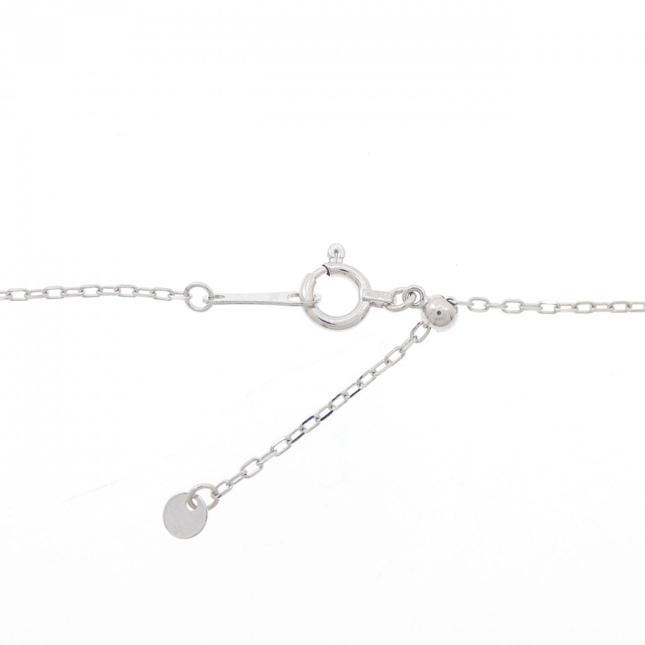 K18WG ダイヤモンド ネックレス 1.00CT