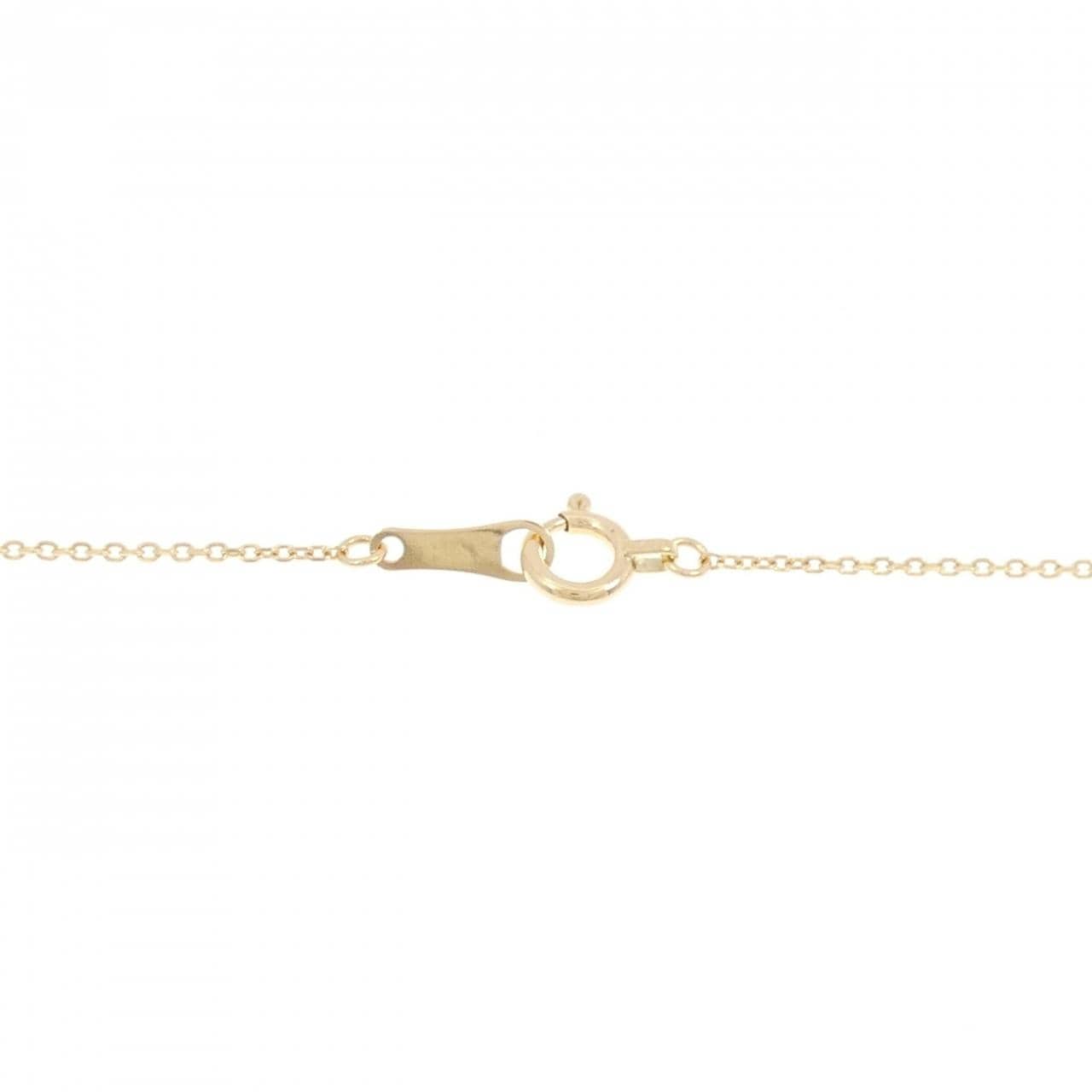 K18YG ハート ルビー ネックレス 0.25CT