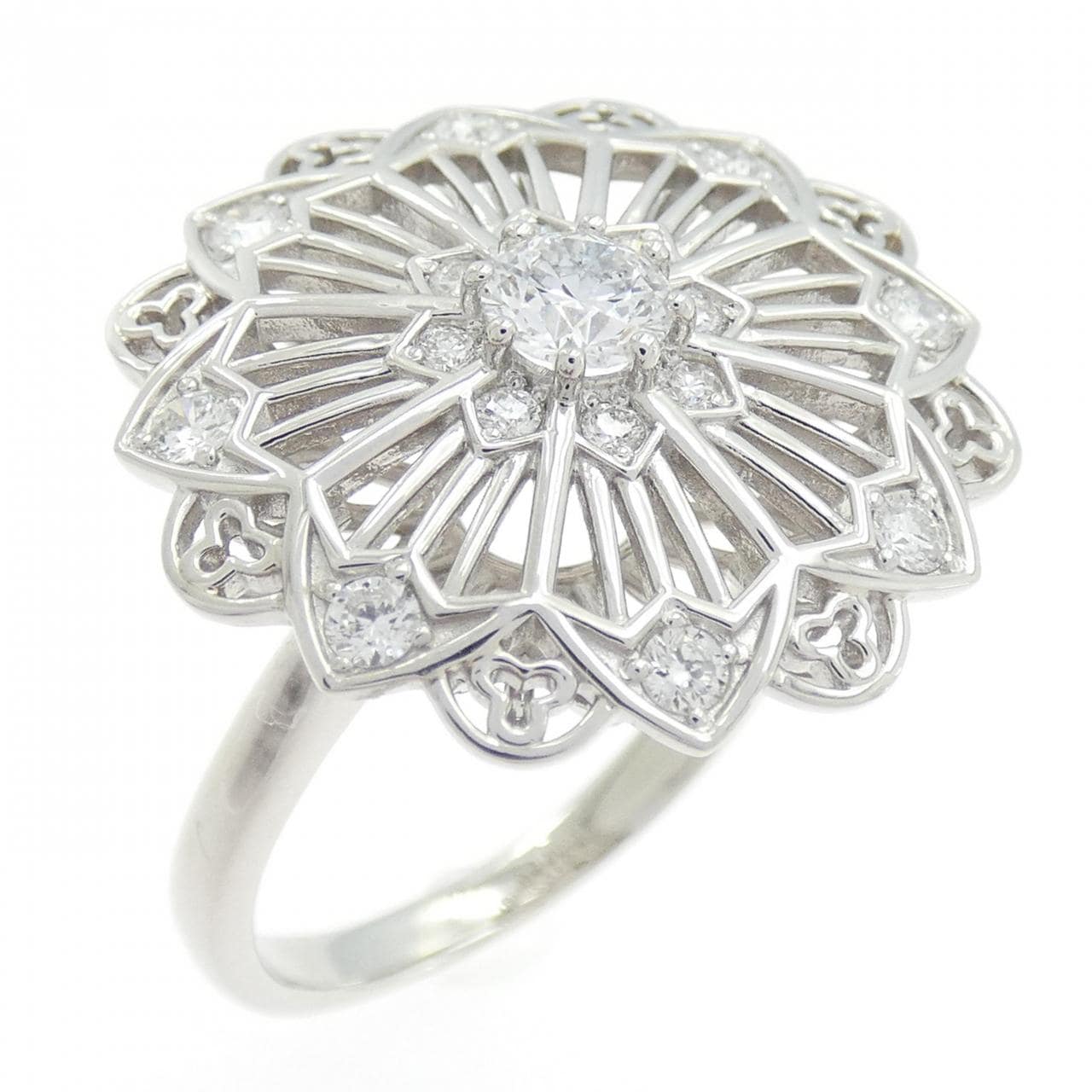 PT950 ダイヤモンド リング 0.33CT