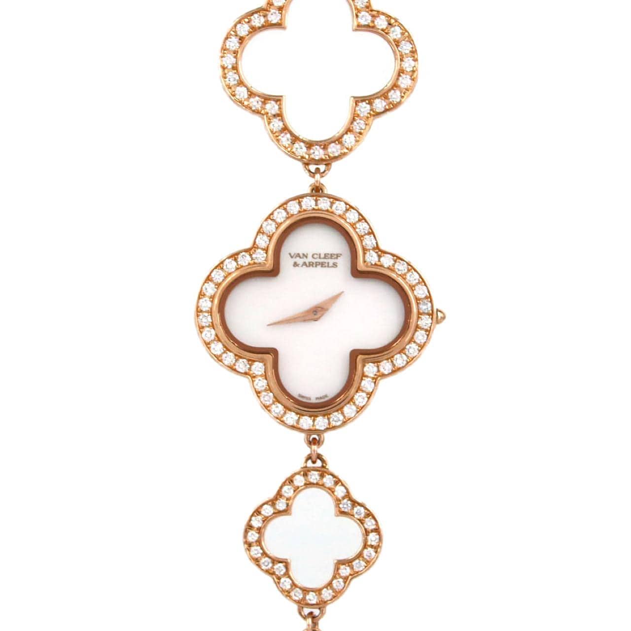 ヴァンクリーフ&アーペル アルハンブラ PG/D･ブレスD 2365149/VCARN5KC00 PG･RG クォーツ