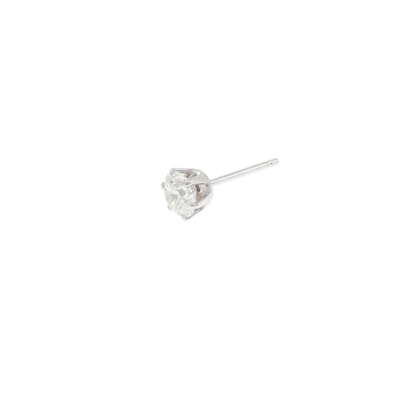 PT900 ダイヤモンド ピアス 0.302CT H SI2 VG 片耳