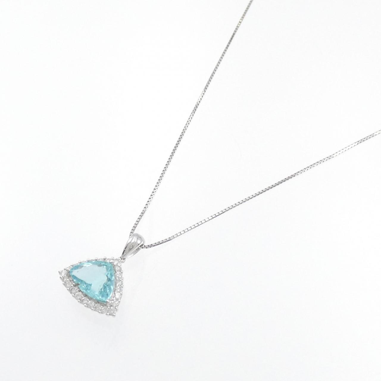 コメ兵｜K18WG パライバトルマリン ネックレス 1.81CT