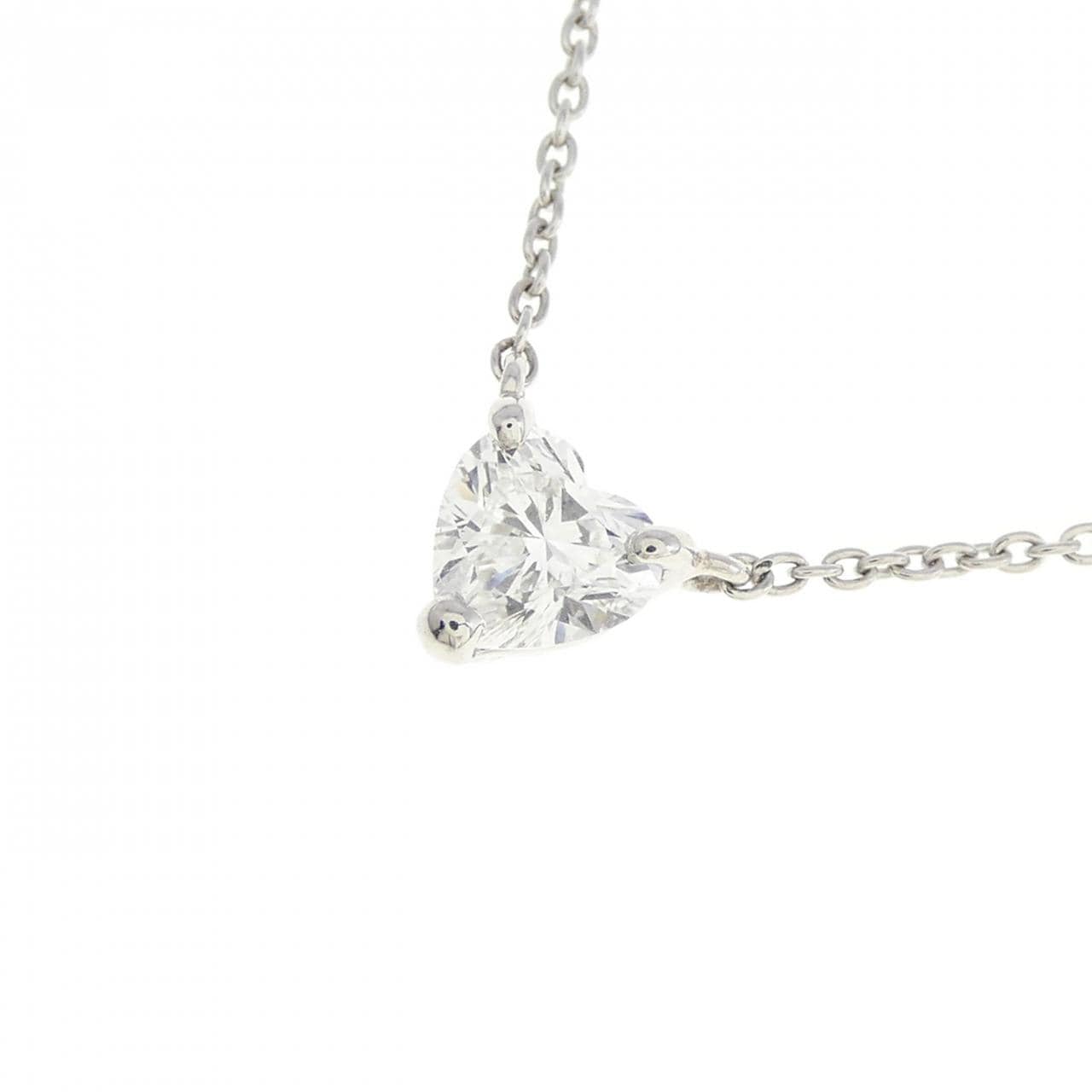 [Remake] PT Diamond Necklace 0.307CT F SI1 Heart Shape