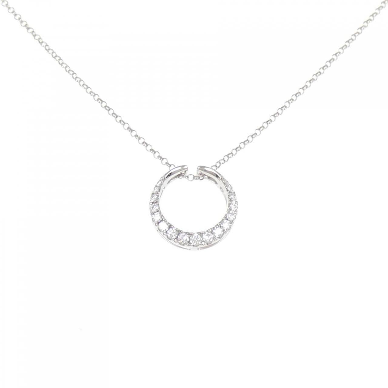 K18WG ダイヤモンド ネックレス 0.29CT