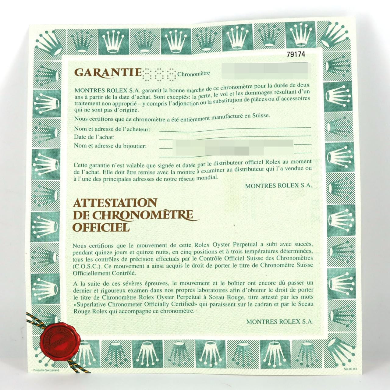 ロレックス デイトジャスト 79174 SSxWG 自動巻 Y番