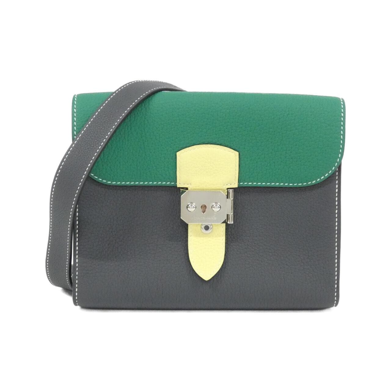エルメス サック ア デペッシュ カラーブロック 21cm 085452CK ショルダーバッグ