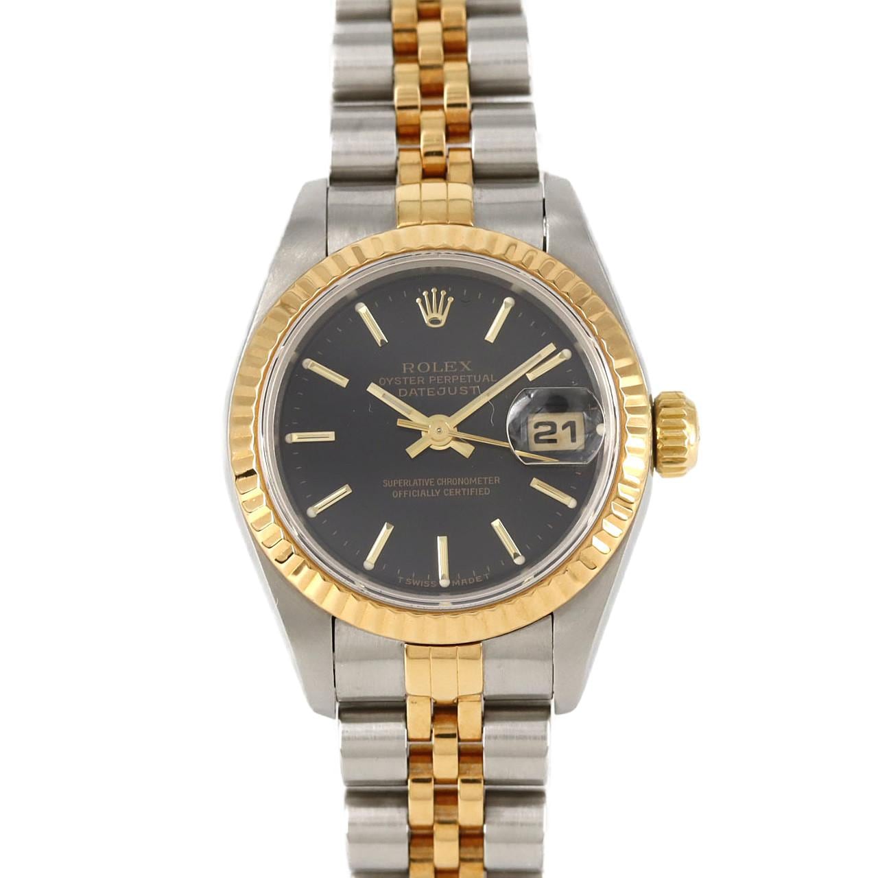 【ノーメンテナンス特価】ロレックス デイトジャスト 69173 SSxYG 自動巻 U番