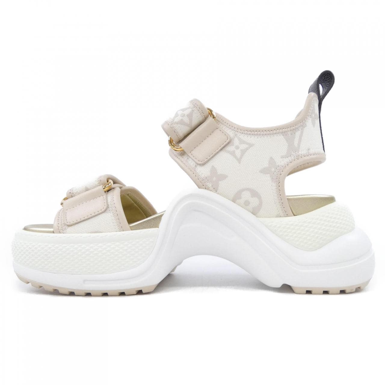 ルイヴィトン LOUIS VUITTON モノグラムデニム LVアークライトライン サンダル