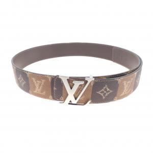 ルイヴィトン LOUIS VUITTON LVイニシャル カレッジモノグラム ヘリラージ 40MM リバーシブル M4381 BELT