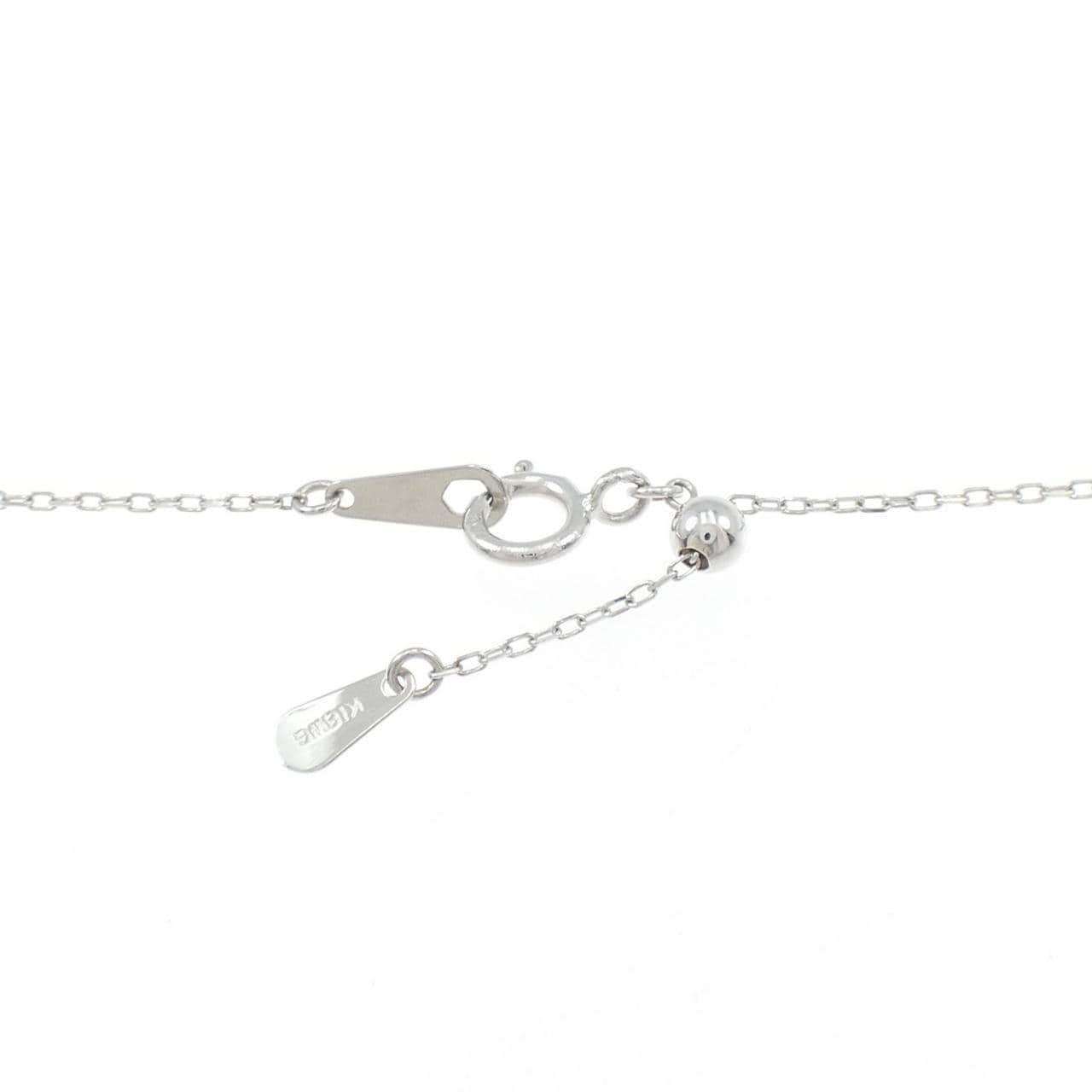 K18WG ダイヤモンド ネックレス 0.30CT