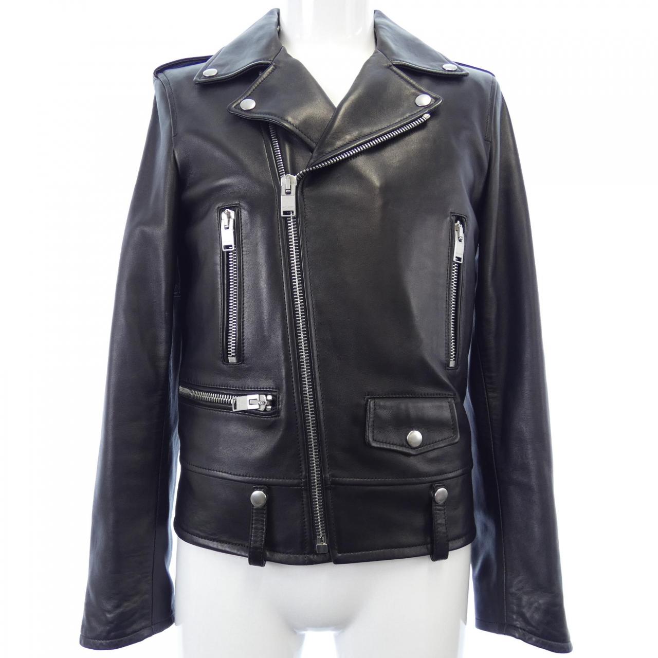 サンローラン SAINT LAURENT レザーライダースジャケット