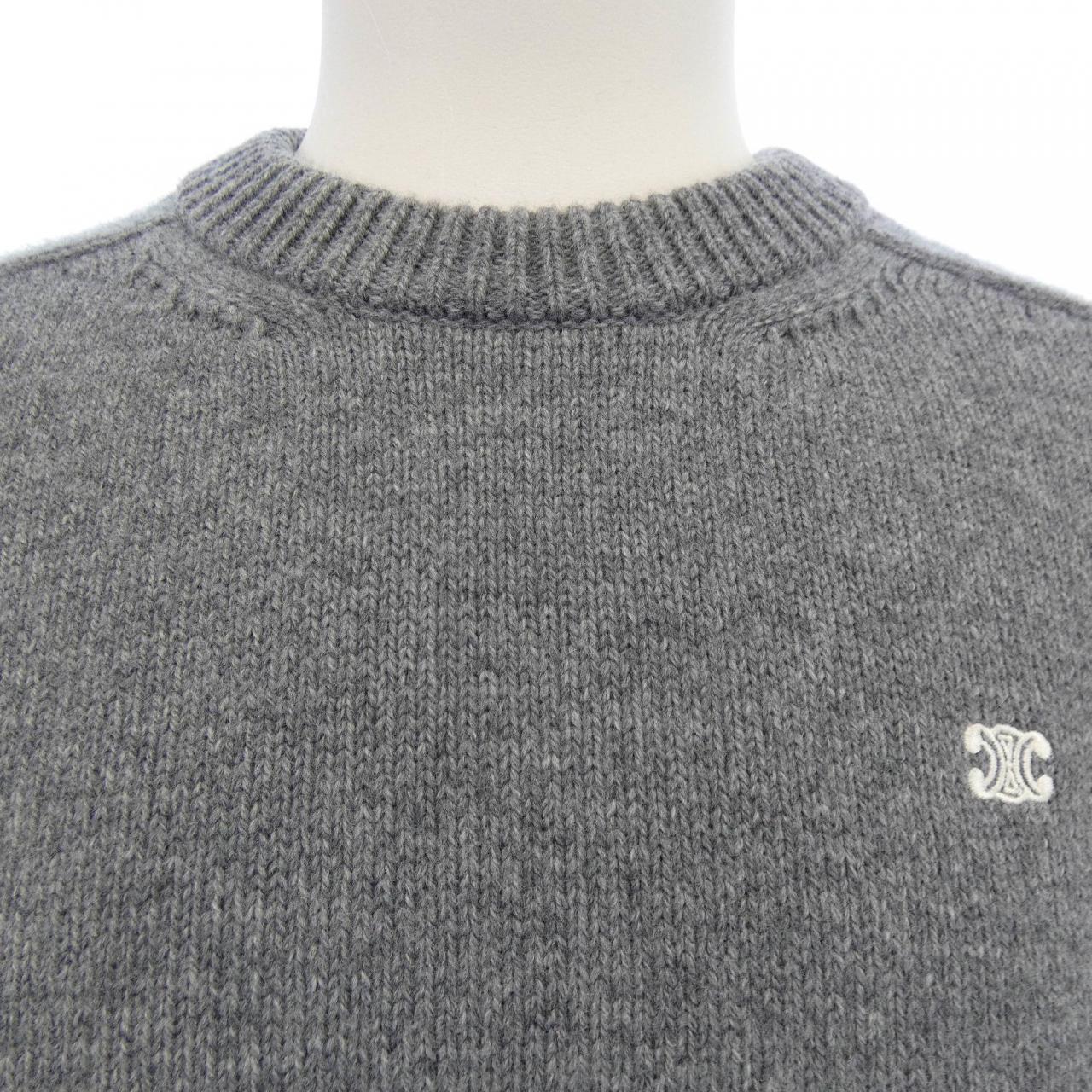 セリーヌ CELINE トリオンフ TRIOMPHE　クルーネックセーター 2AC85048T ニット