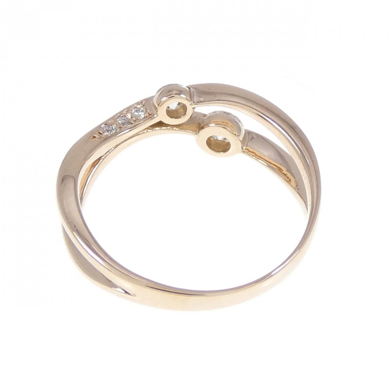 K18PG ダイヤモンド リング 0.21CT