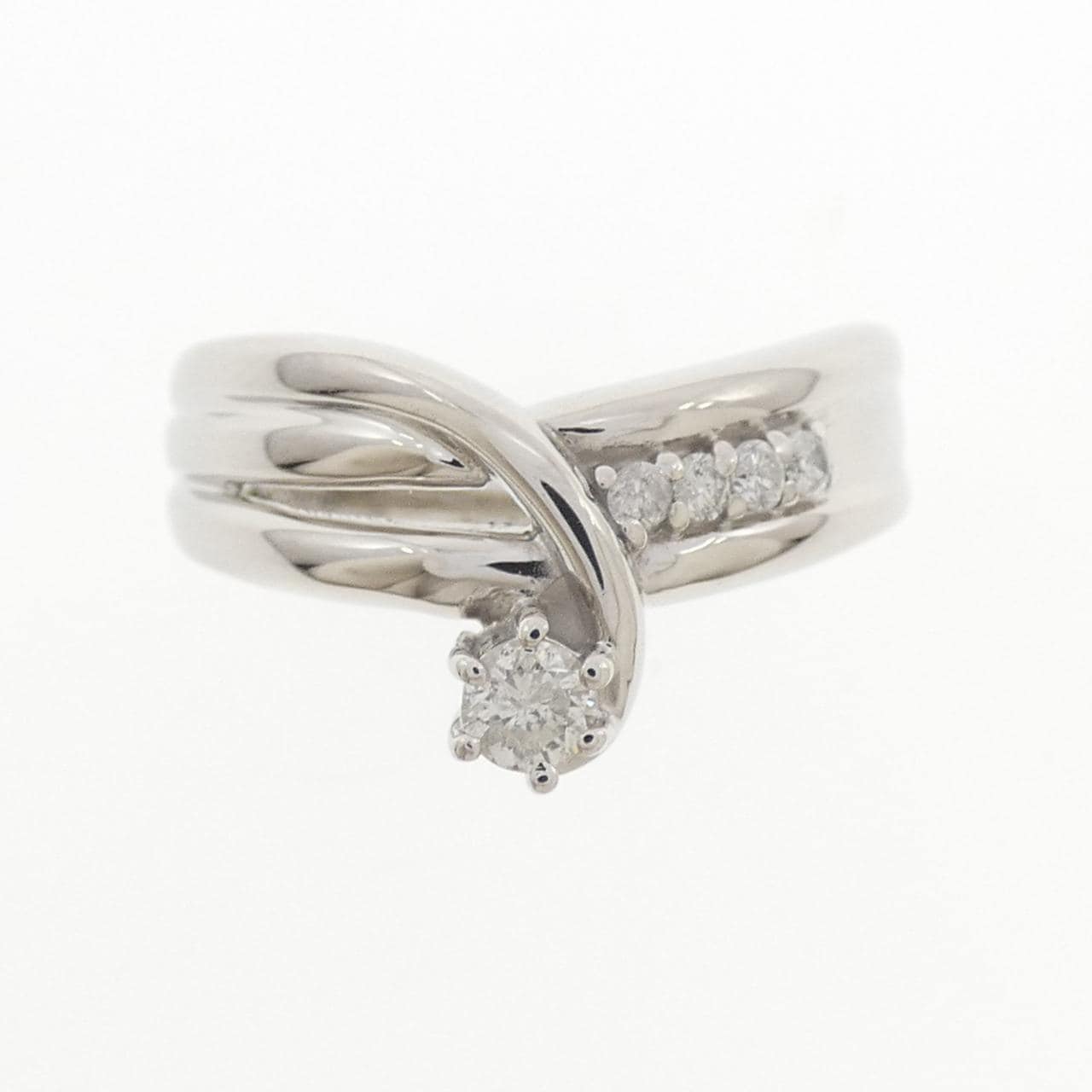 PT900 ダイヤモンド リング 0.18CT