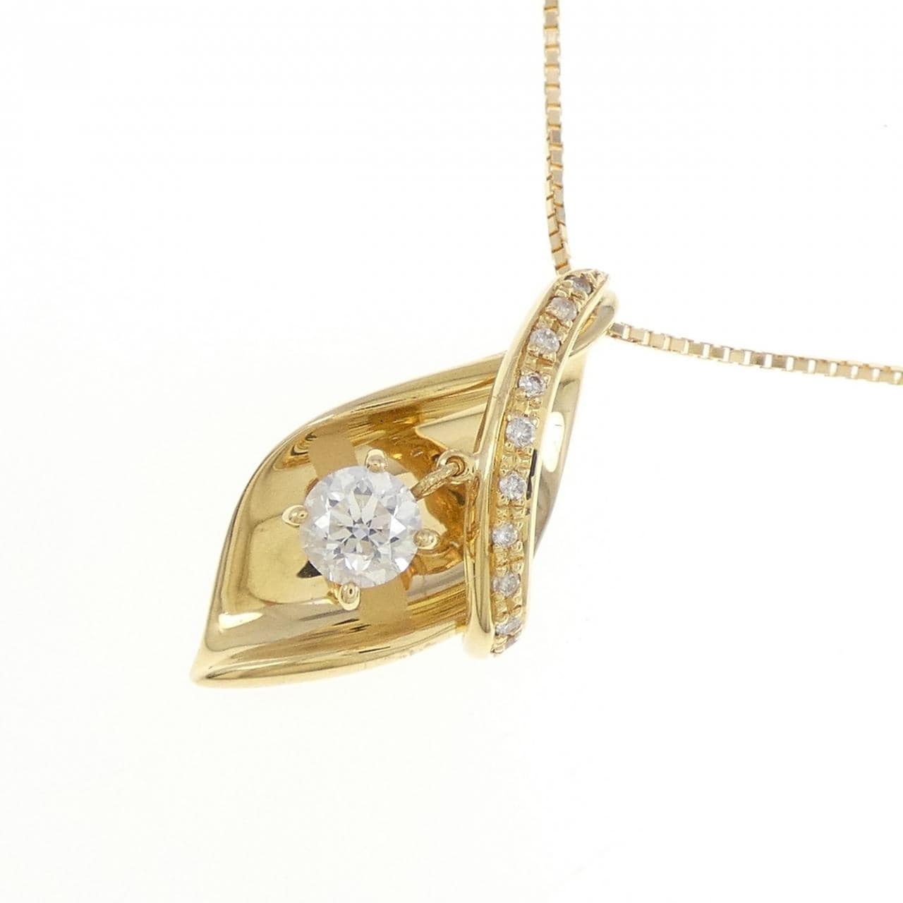 K18YG ダイヤモンド ネックレス 0.311CT