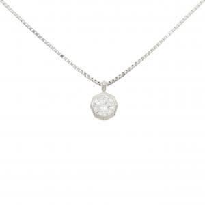 PT900/PT850 ソリティア ダイヤモンド ネックレス 0.627CT