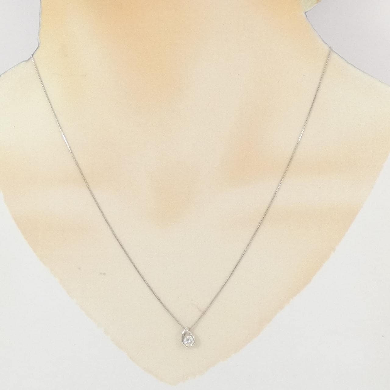 PT900/PT850 ダイヤモンド ネックレス 0.20CT