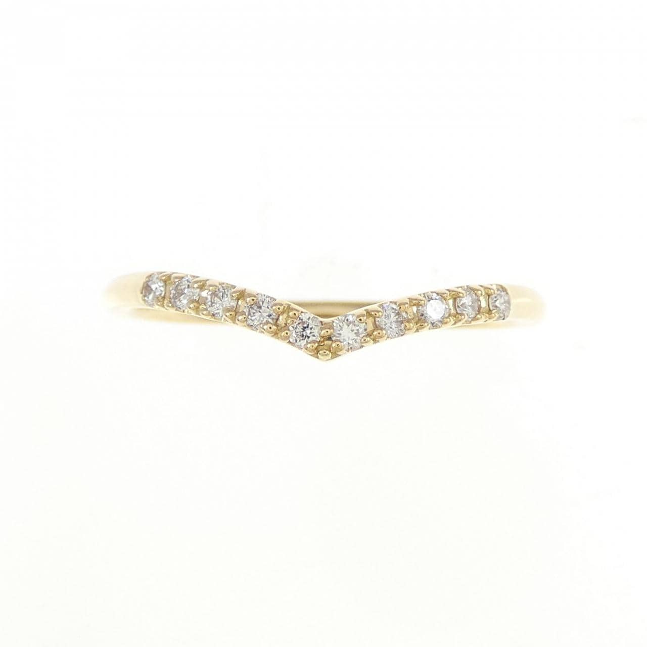 K18YG ダイヤモンド リング 0.09CT