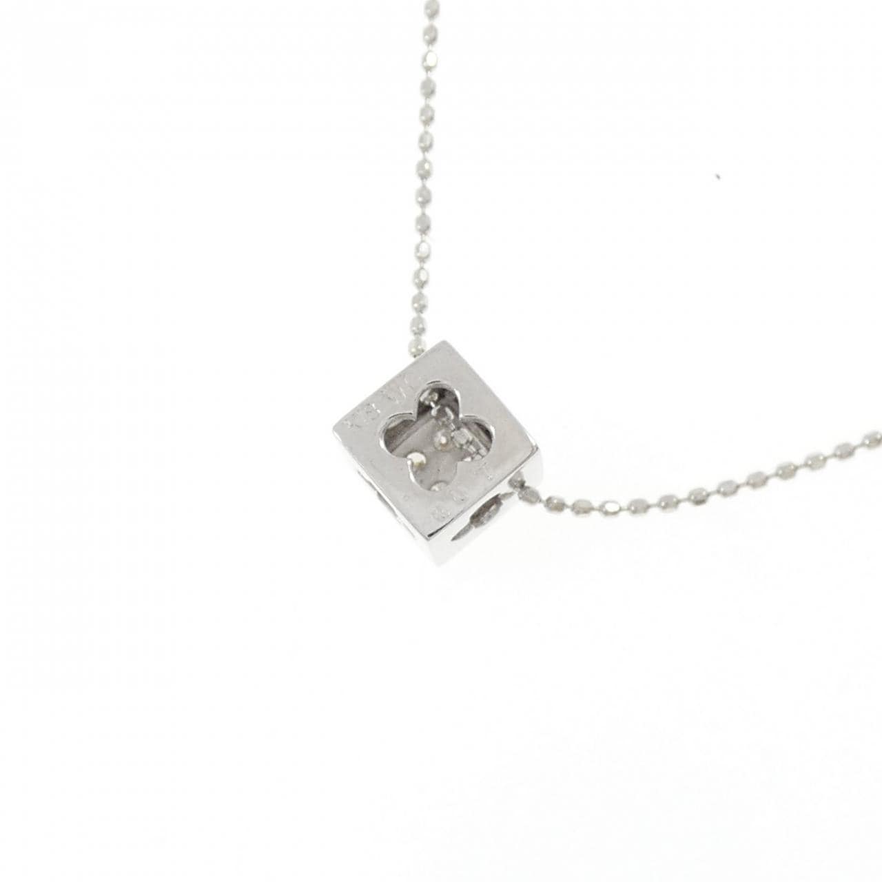 K18WG/K10WG ダイヤモンド ネックレス 0.07CT