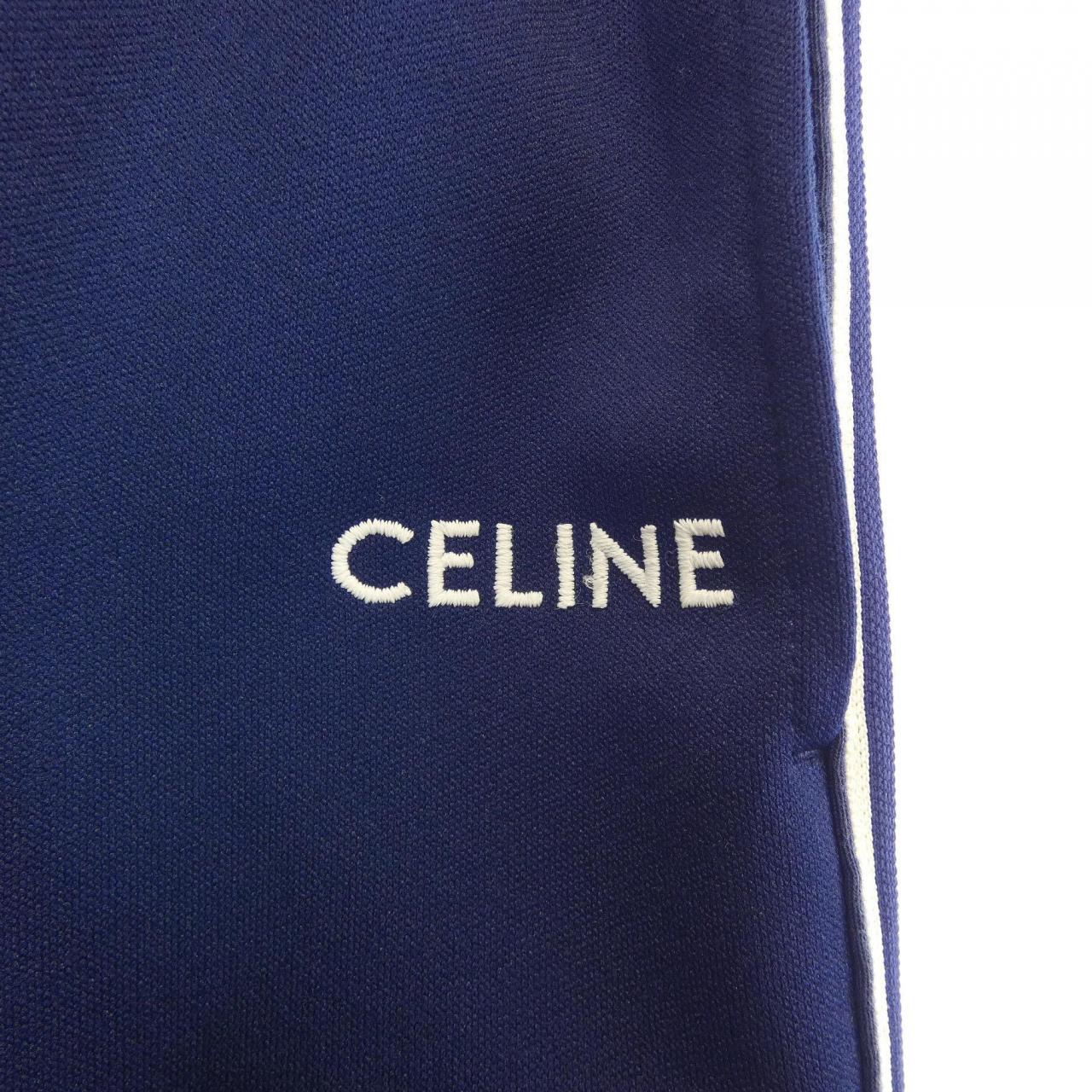 セリーヌ CELINE トラックスーツパンツ/ダブルフェイスジャージ 2Z130121O パンツ