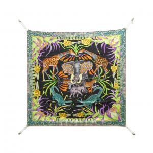 エルメス LA MARCHE DU ZAMBEZE カレ ウォッシュ 072987S スカーフ