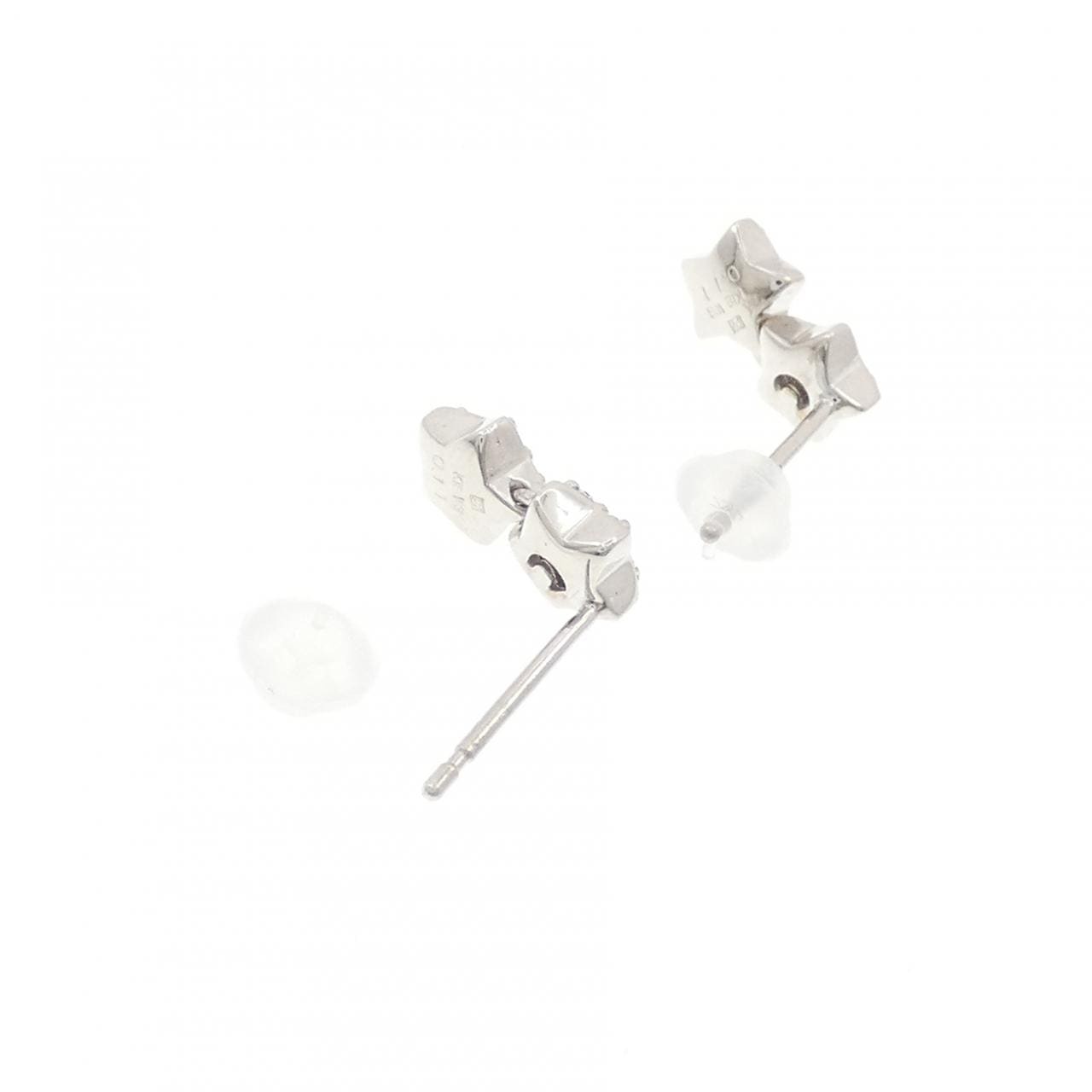 ポンテヴェキオ ダイヤモンド ピアス 0.22CT