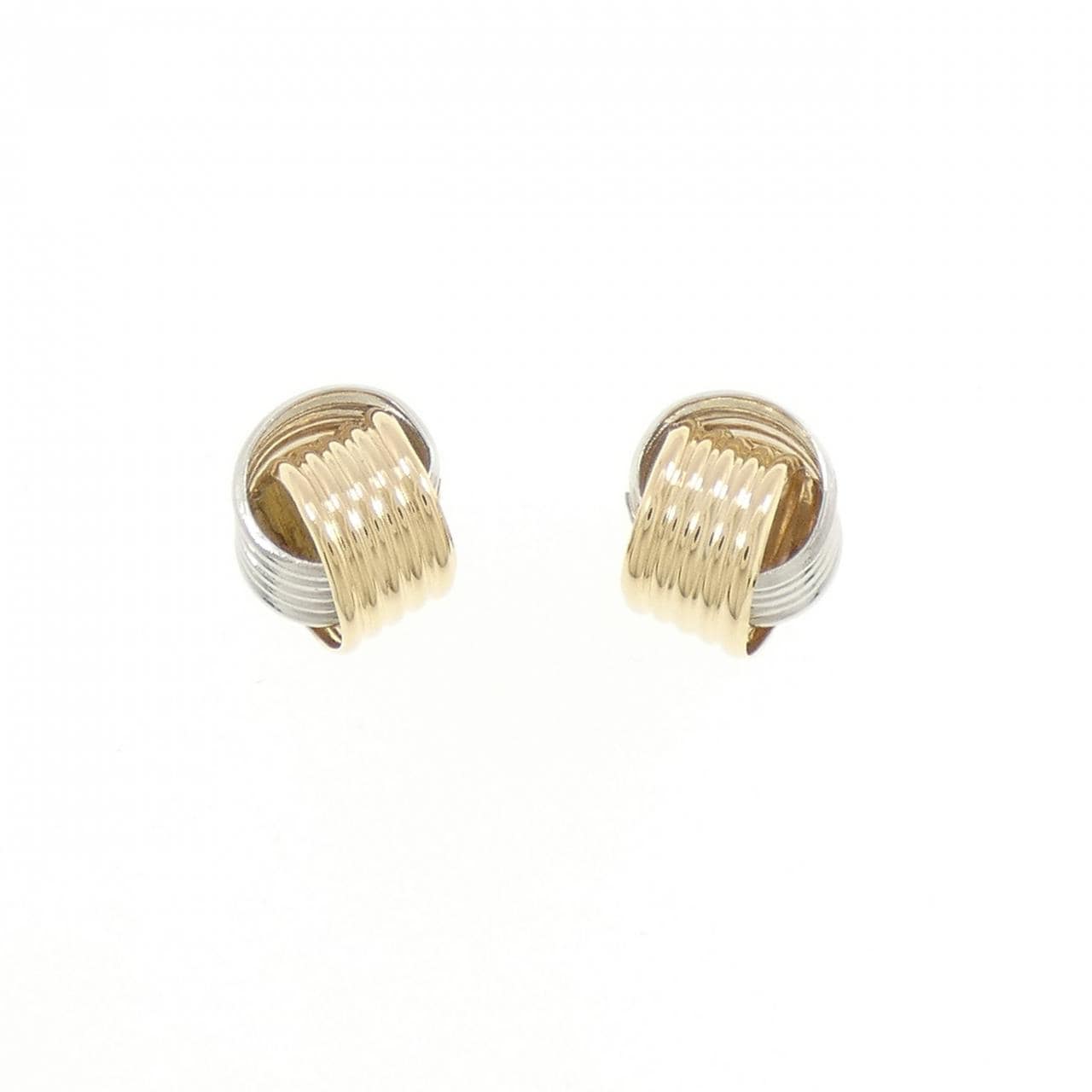 K18YG/PT900 ピアス
