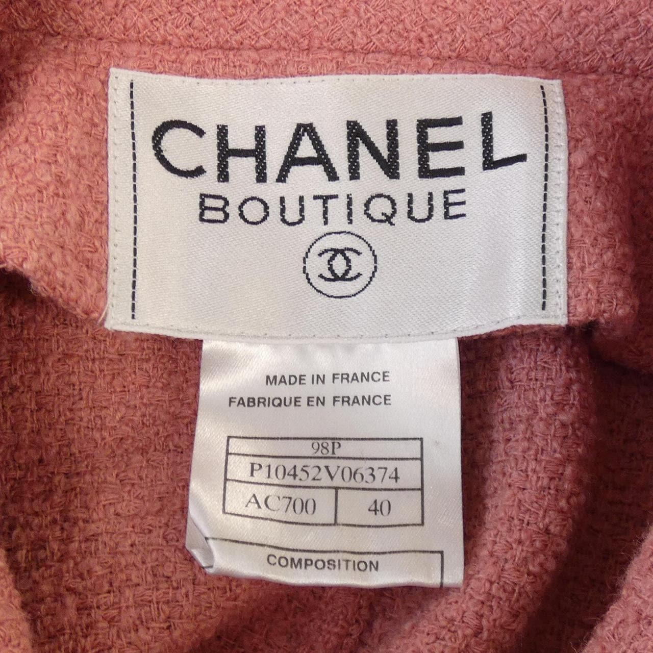 シャネル CHANEL P10452V06374 スーツ