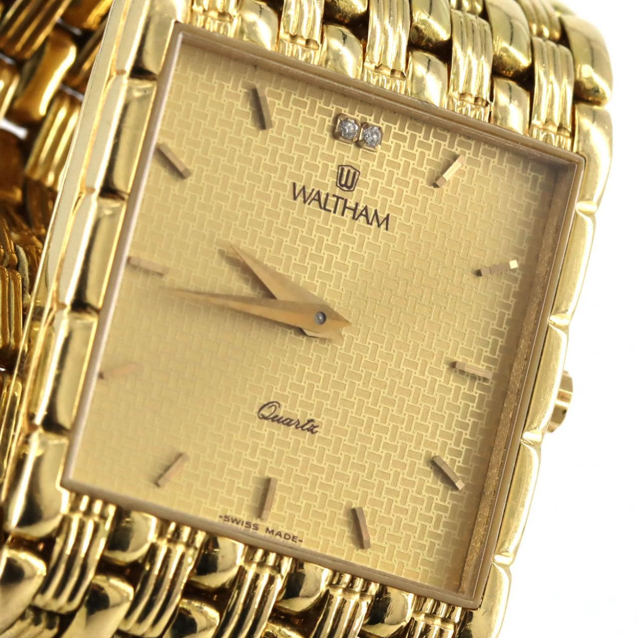 ウォルサム メッシュドレスウォッチ YG 56005.52 YG クォーツ