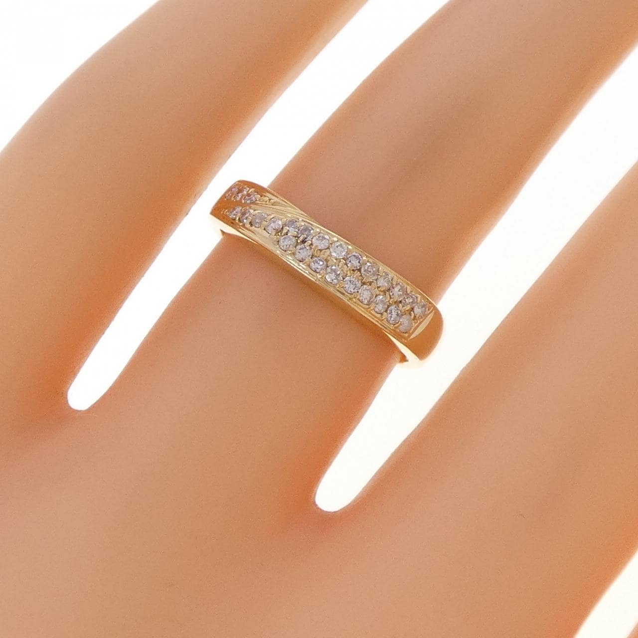 K18YG ダイヤモンド リング 0.17CT